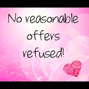No reasonable offers refused